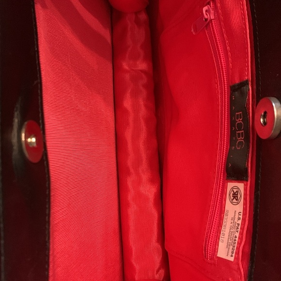 Vintage BCBG Max Azria leather print shoulder bag - Picture 3 of 5